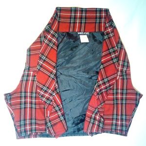 Women's plaid vest